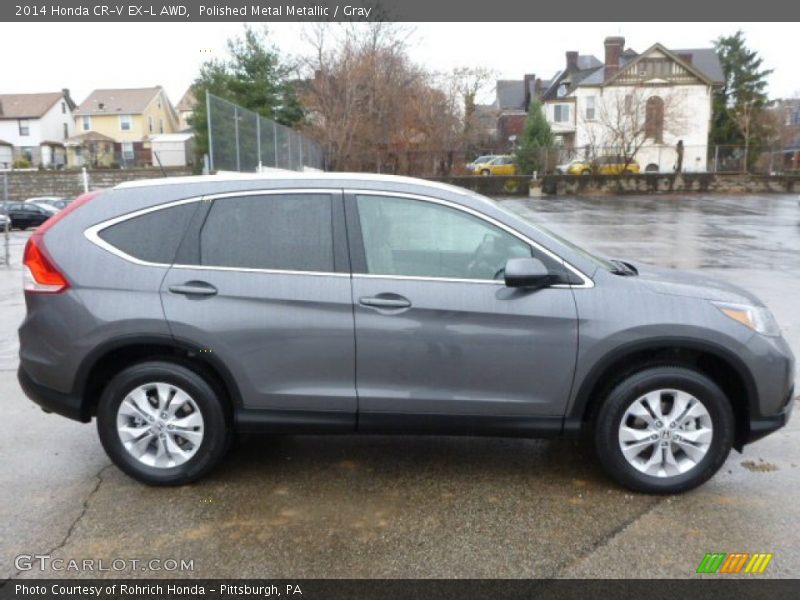 Polished Metal Metallic / Gray 2014 Honda CR-V EX-L AWD