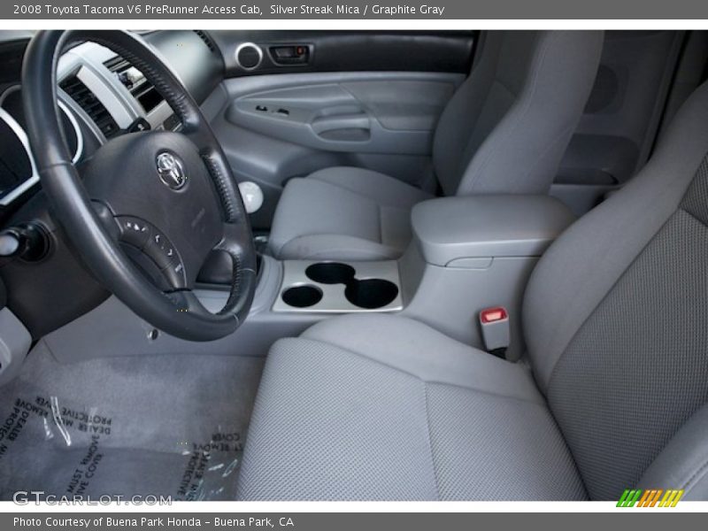 Silver Streak Mica / Graphite Gray 2008 Toyota Tacoma V6 PreRunner Access Cab