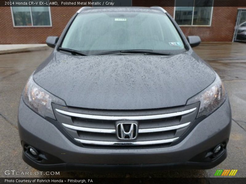 Polished Metal Metallic / Gray 2014 Honda CR-V EX-L AWD