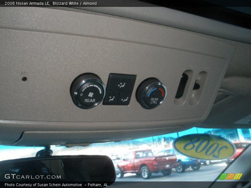 Blizzard White / Almond 2008 Nissan Armada LE