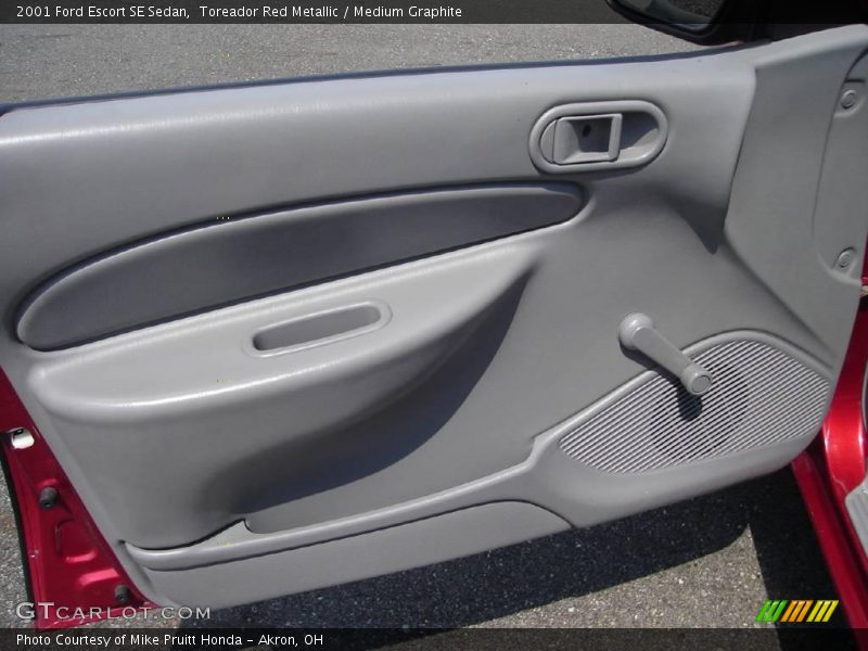 Toreador Red Metallic / Medium Graphite 2001 Ford Escort SE Sedan