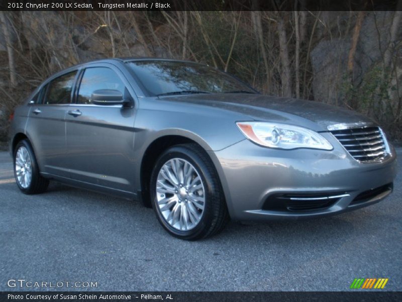 Tungsten Metallic / Black 2012 Chrysler 200 LX Sedan