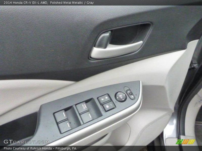Polished Metal Metallic / Gray 2014 Honda CR-V EX-L AWD