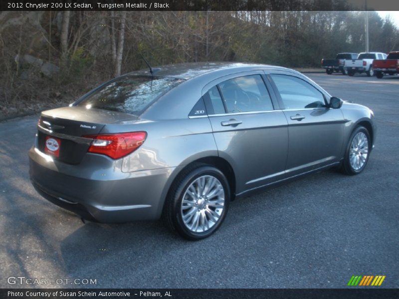 Tungsten Metallic / Black 2012 Chrysler 200 LX Sedan