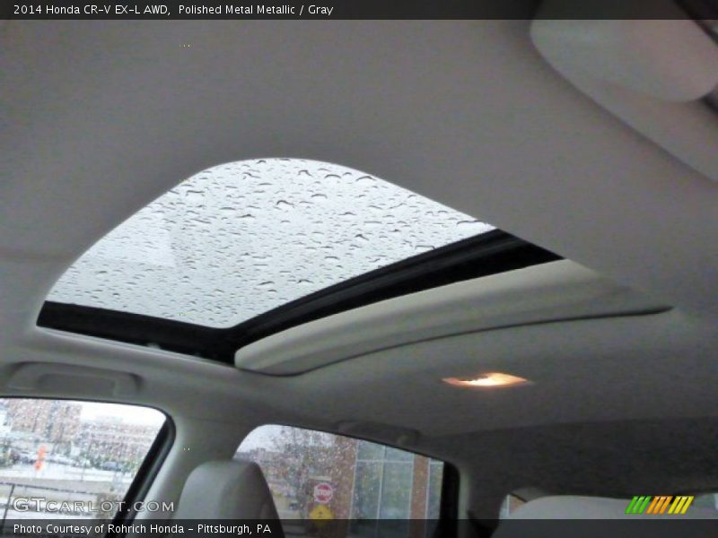 Polished Metal Metallic / Gray 2014 Honda CR-V EX-L AWD