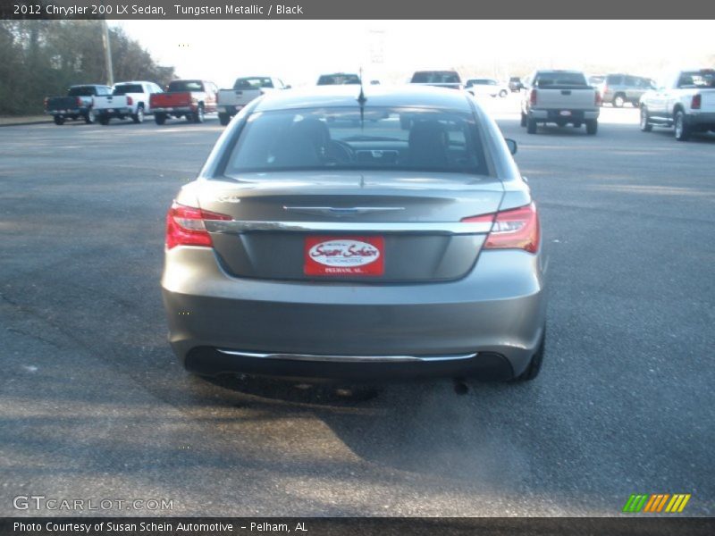Tungsten Metallic / Black 2012 Chrysler 200 LX Sedan