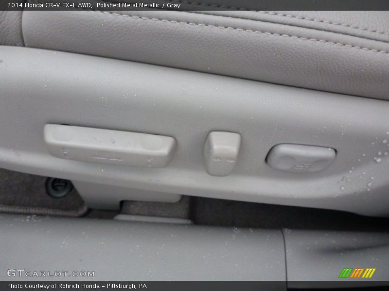 Polished Metal Metallic / Gray 2014 Honda CR-V EX-L AWD