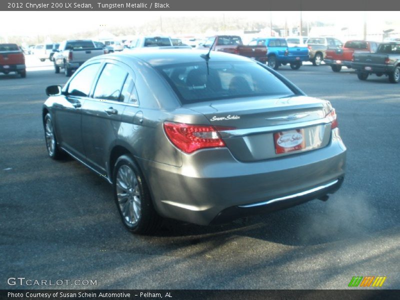 Tungsten Metallic / Black 2012 Chrysler 200 LX Sedan