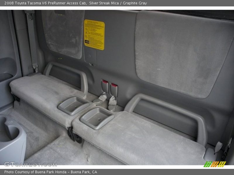 Silver Streak Mica / Graphite Gray 2008 Toyota Tacoma V6 PreRunner Access Cab