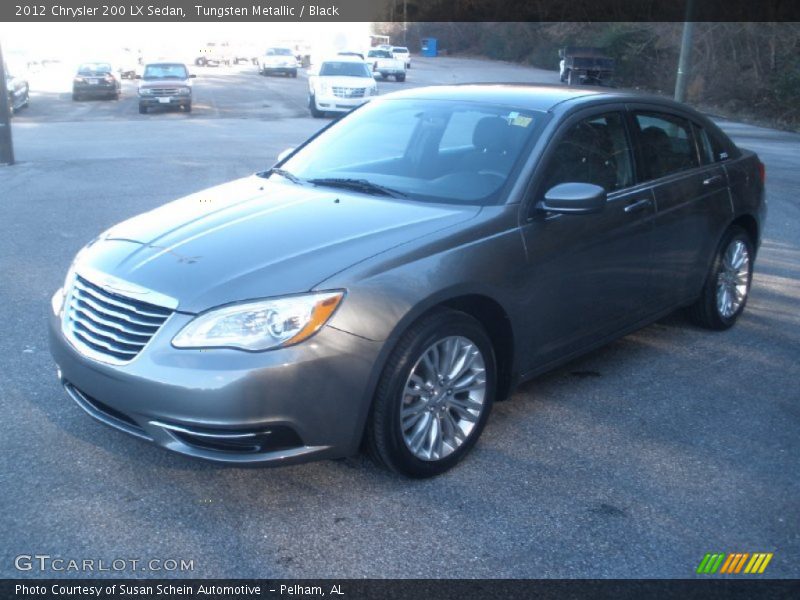 Tungsten Metallic / Black 2012 Chrysler 200 LX Sedan