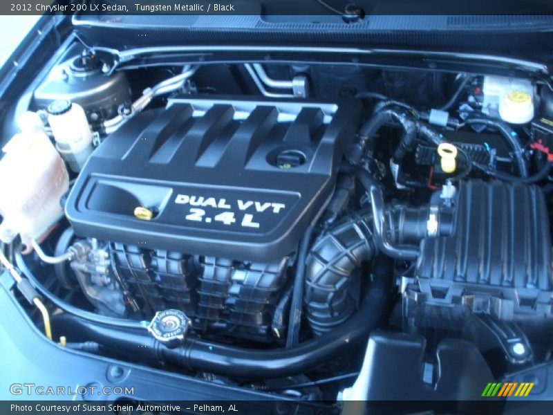 Tungsten Metallic / Black 2012 Chrysler 200 LX Sedan