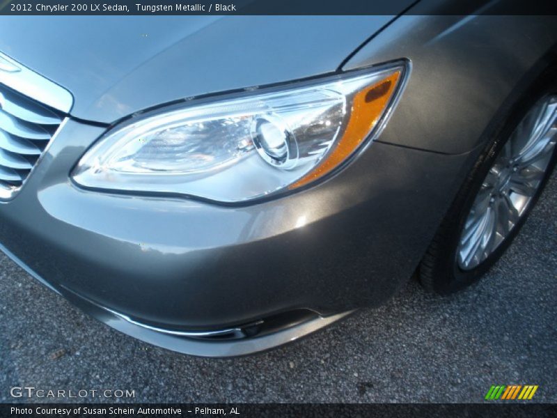 Tungsten Metallic / Black 2012 Chrysler 200 LX Sedan