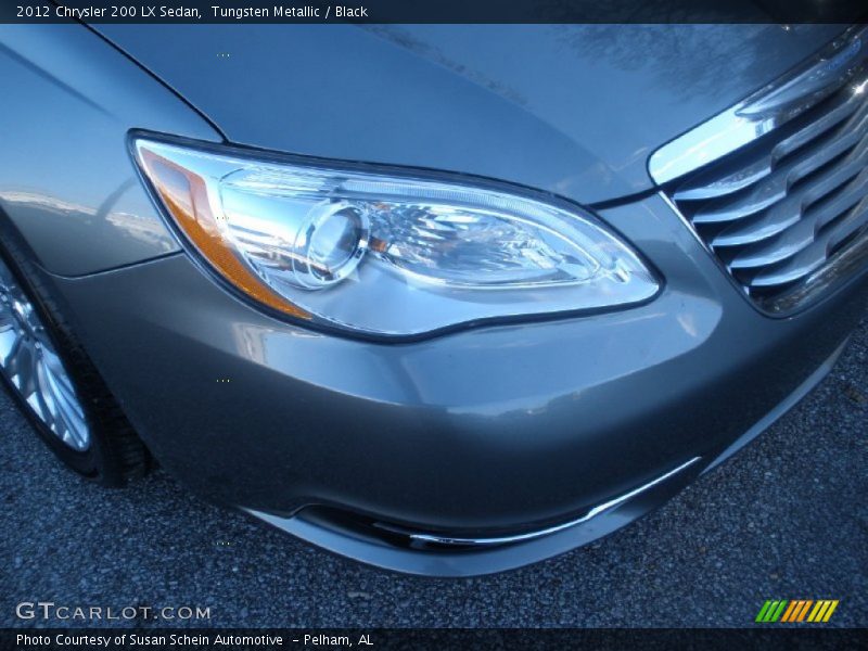 Tungsten Metallic / Black 2012 Chrysler 200 LX Sedan