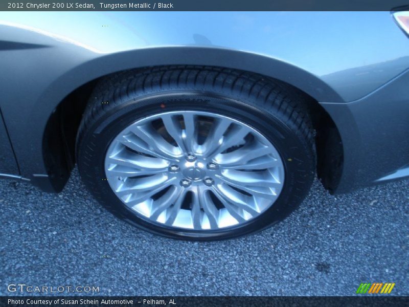 Tungsten Metallic / Black 2012 Chrysler 200 LX Sedan