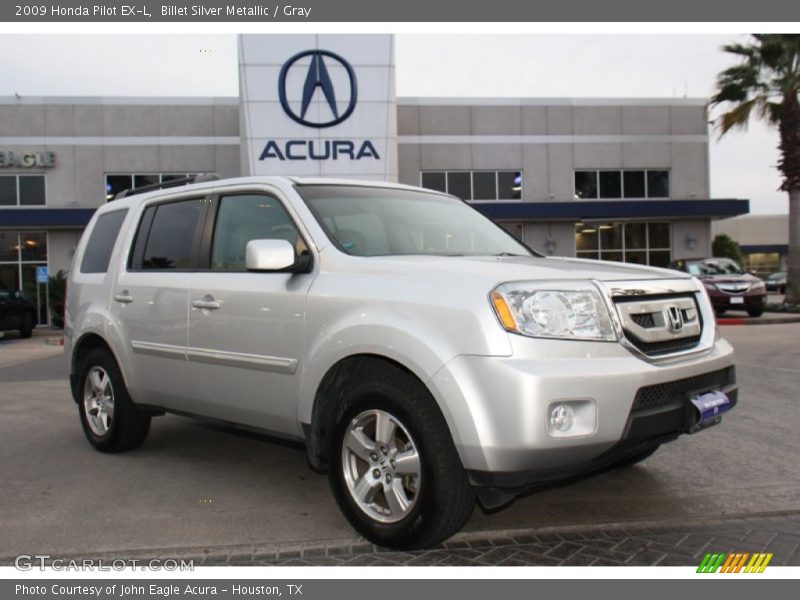 Billet Silver Metallic / Gray 2009 Honda Pilot EX-L