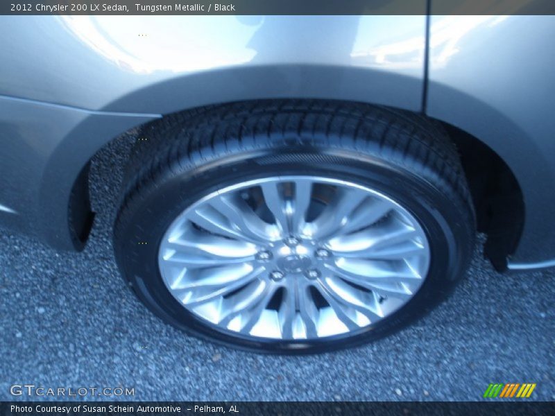 Tungsten Metallic / Black 2012 Chrysler 200 LX Sedan