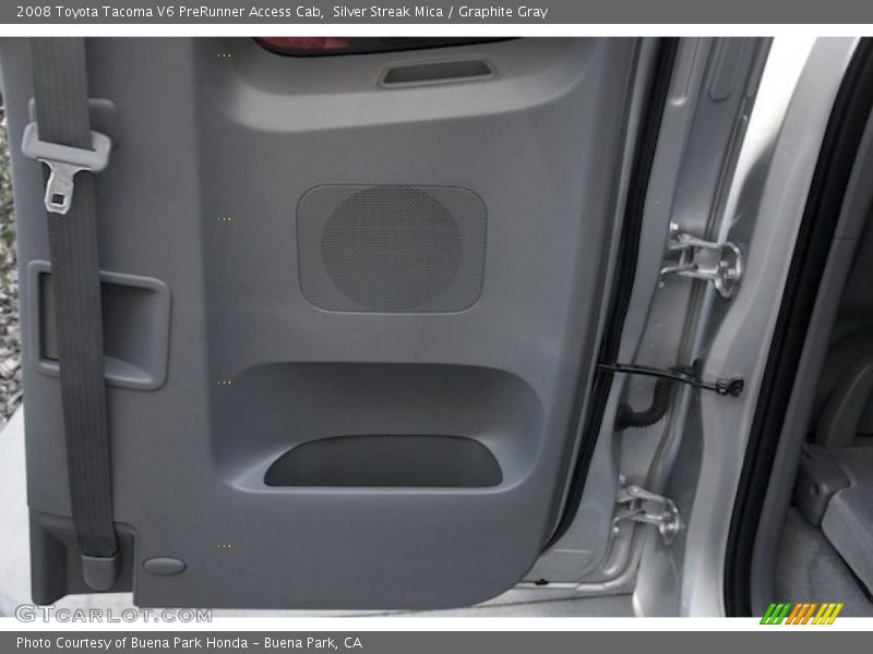Silver Streak Mica / Graphite Gray 2008 Toyota Tacoma V6 PreRunner Access Cab