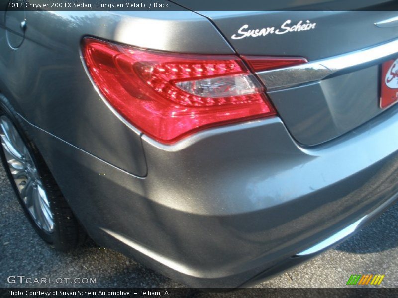 Tungsten Metallic / Black 2012 Chrysler 200 LX Sedan