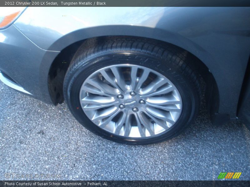 Tungsten Metallic / Black 2012 Chrysler 200 LX Sedan