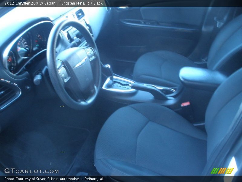 Tungsten Metallic / Black 2012 Chrysler 200 LX Sedan