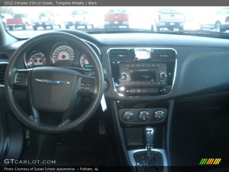 Tungsten Metallic / Black 2012 Chrysler 200 LX Sedan