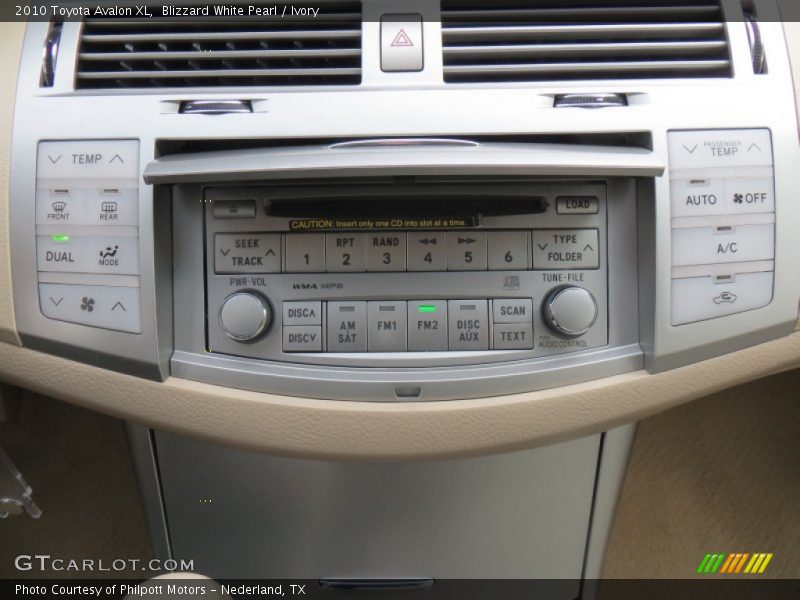 Blizzard White Pearl / Ivory 2010 Toyota Avalon XL
