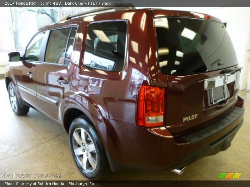 Dark Cherry Pearl / Black 2014 Honda Pilot Touring 4WD