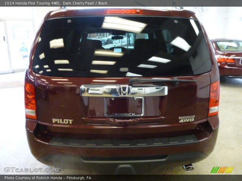 Dark Cherry Pearl / Black 2014 Honda Pilot Touring 4WD
