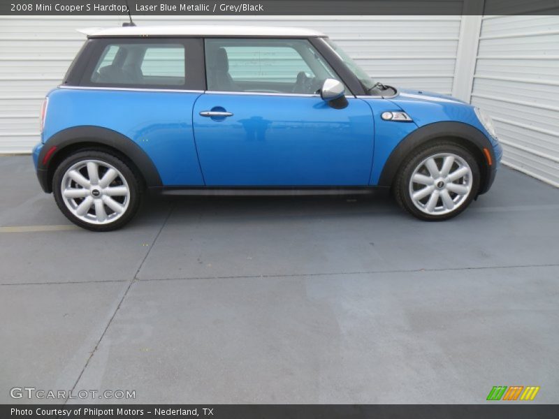 Laser Blue Metallic / Grey/Black 2008 Mini Cooper S Hardtop