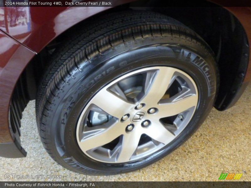 Dark Cherry Pearl / Black 2014 Honda Pilot Touring 4WD