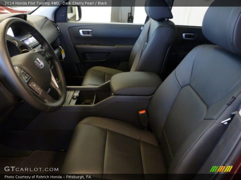 Dark Cherry Pearl / Black 2014 Honda Pilot Touring 4WD