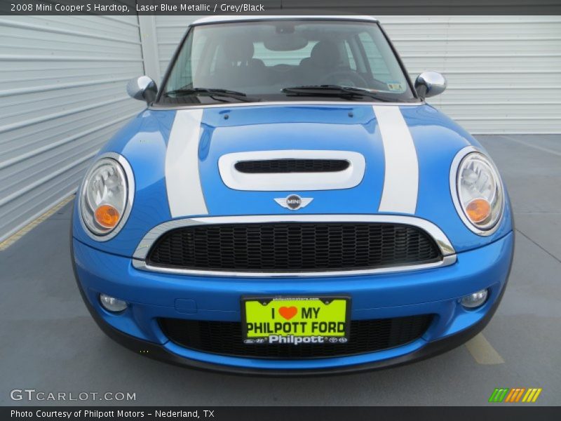 Laser Blue Metallic / Grey/Black 2008 Mini Cooper S Hardtop
