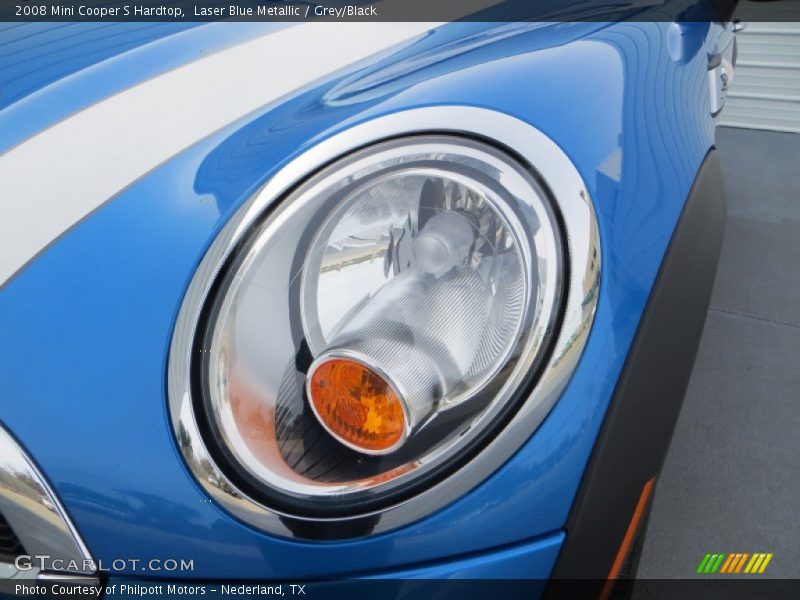 Laser Blue Metallic / Grey/Black 2008 Mini Cooper S Hardtop