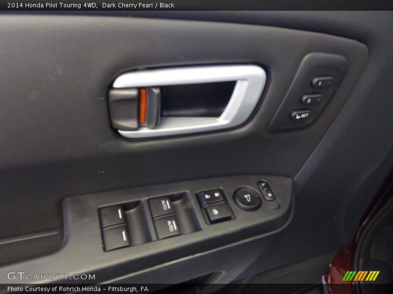 Dark Cherry Pearl / Black 2014 Honda Pilot Touring 4WD