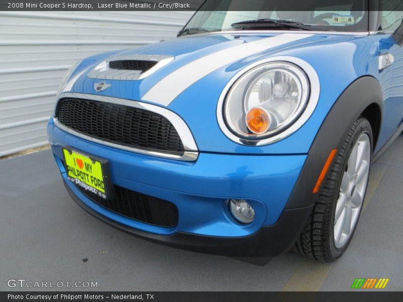 Laser Blue Metallic / Grey/Black 2008 Mini Cooper S Hardtop