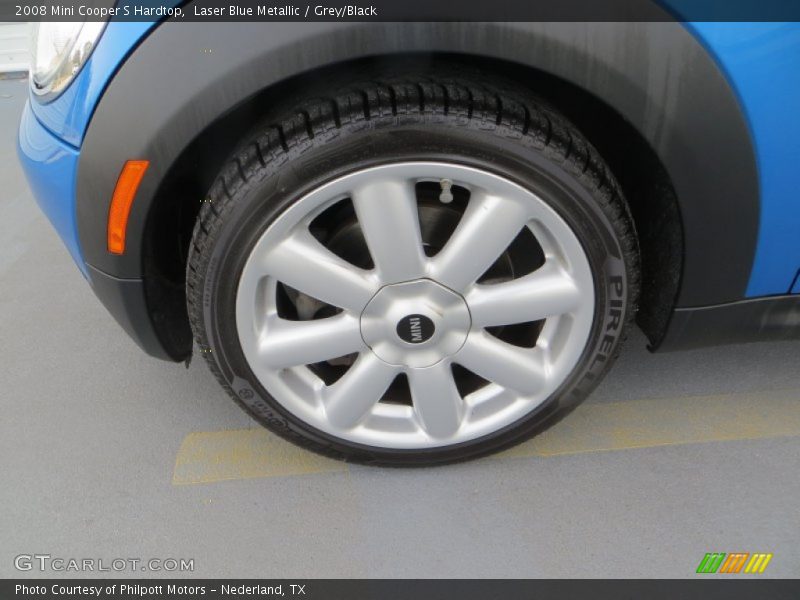 Laser Blue Metallic / Grey/Black 2008 Mini Cooper S Hardtop