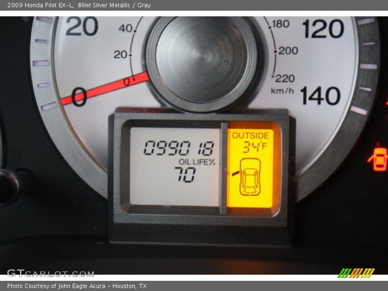 Billet Silver Metallic / Gray 2009 Honda Pilot EX-L