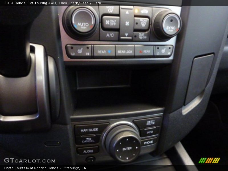 Dark Cherry Pearl / Black 2014 Honda Pilot Touring 4WD
