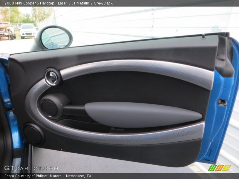 Laser Blue Metallic / Grey/Black 2008 Mini Cooper S Hardtop