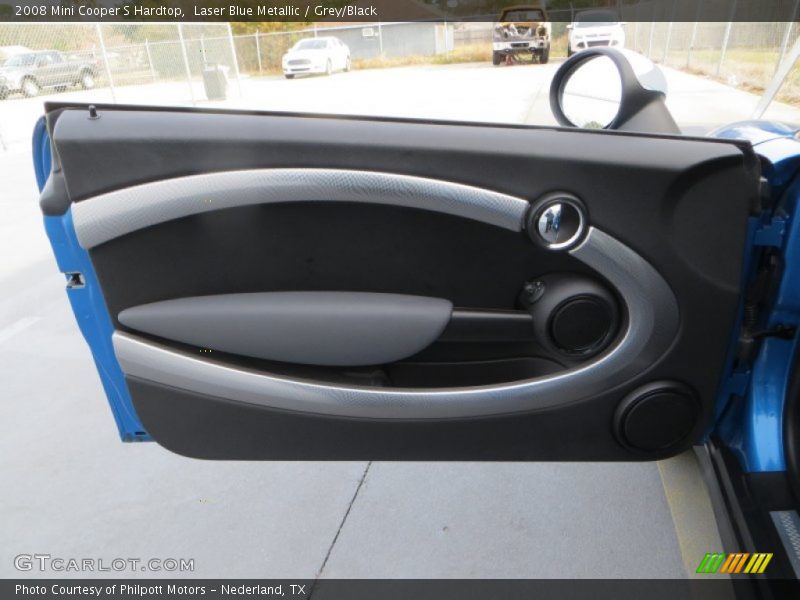 Laser Blue Metallic / Grey/Black 2008 Mini Cooper S Hardtop