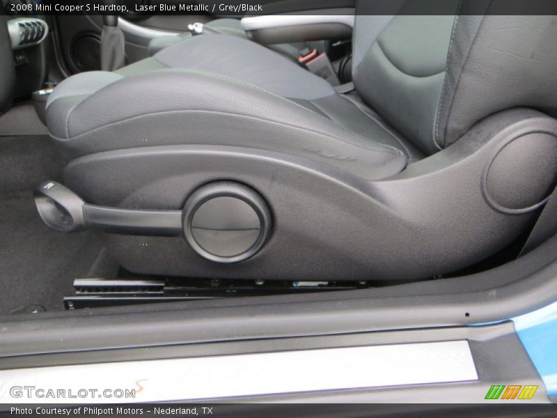 Laser Blue Metallic / Grey/Black 2008 Mini Cooper S Hardtop