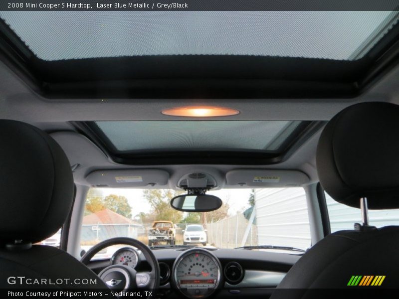 Laser Blue Metallic / Grey/Black 2008 Mini Cooper S Hardtop