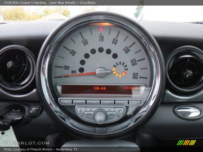 Laser Blue Metallic / Grey/Black 2008 Mini Cooper S Hardtop