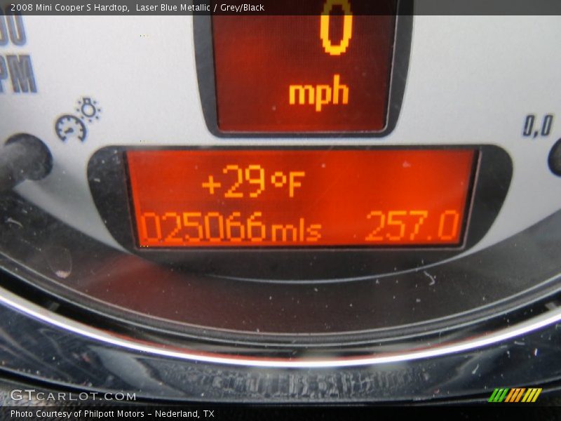 Laser Blue Metallic / Grey/Black 2008 Mini Cooper S Hardtop