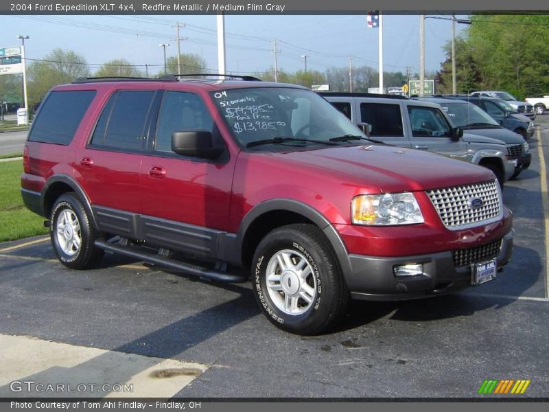 Redfire Metallic / Medium Flint Gray 2004 Ford Expedition XLT 4x4