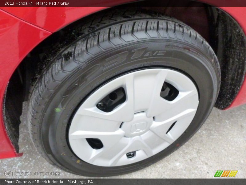 Milano Red / Gray 2013 Honda Fit