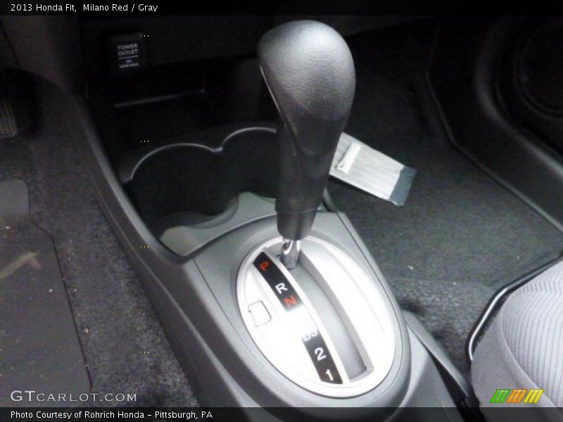 Milano Red / Gray 2013 Honda Fit