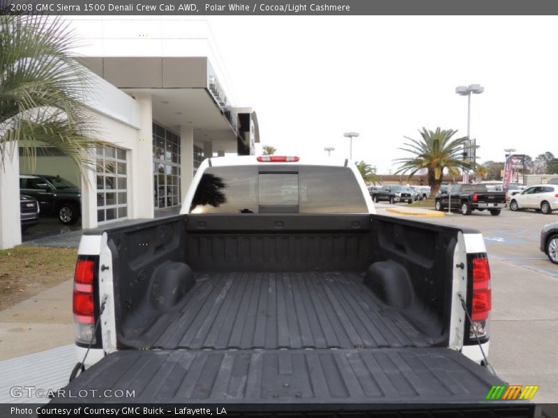 Polar White / Cocoa/Light Cashmere 2008 GMC Sierra 1500 Denali Crew Cab AWD