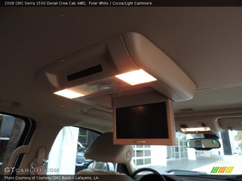 Polar White / Cocoa/Light Cashmere 2008 GMC Sierra 1500 Denali Crew Cab AWD