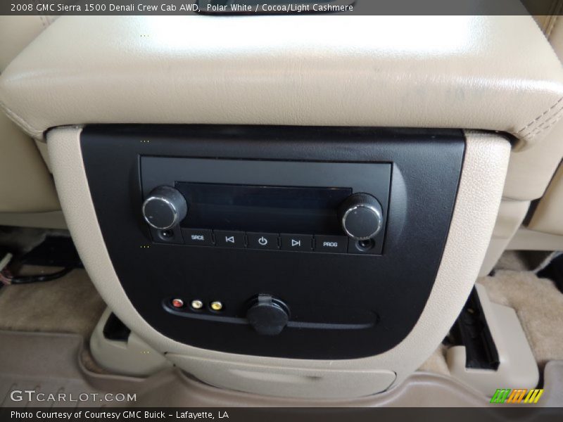 Polar White / Cocoa/Light Cashmere 2008 GMC Sierra 1500 Denali Crew Cab AWD